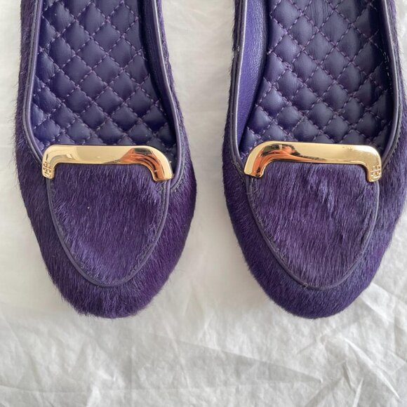 Tory Burch Purple Calf Hair Flats (sz 5) - Picture 6 of 8